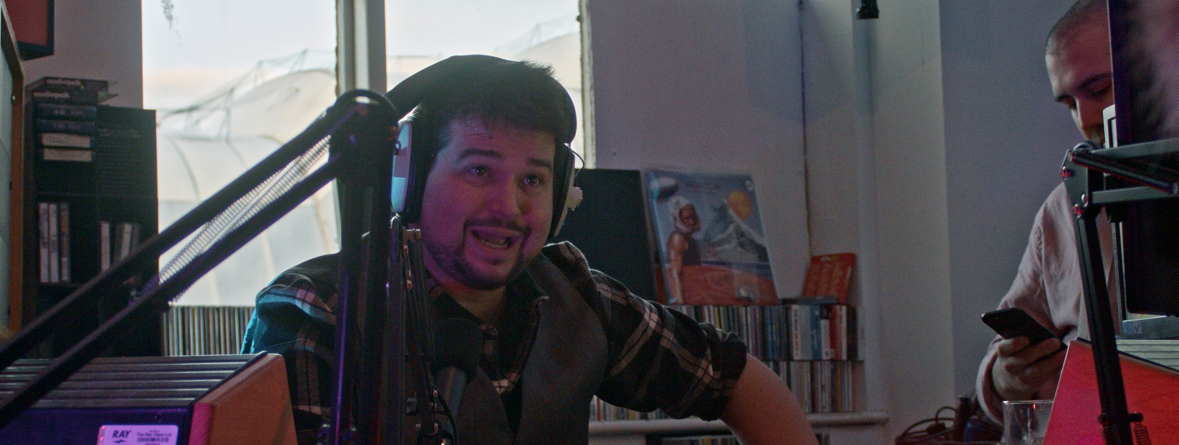 Rory hosting Inside the Cyberpunk Studio